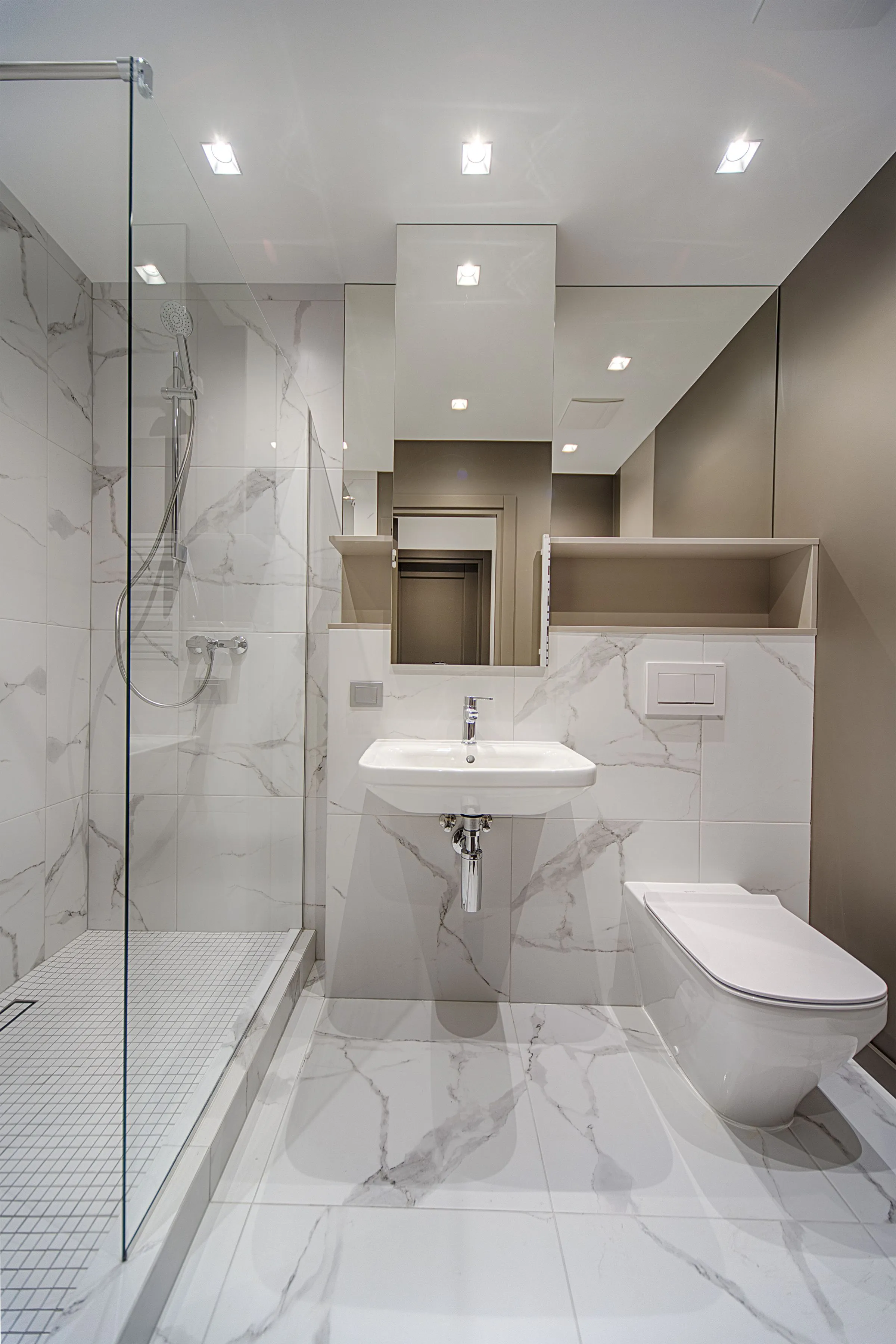 Bagno in marmo, dopo il trattamento